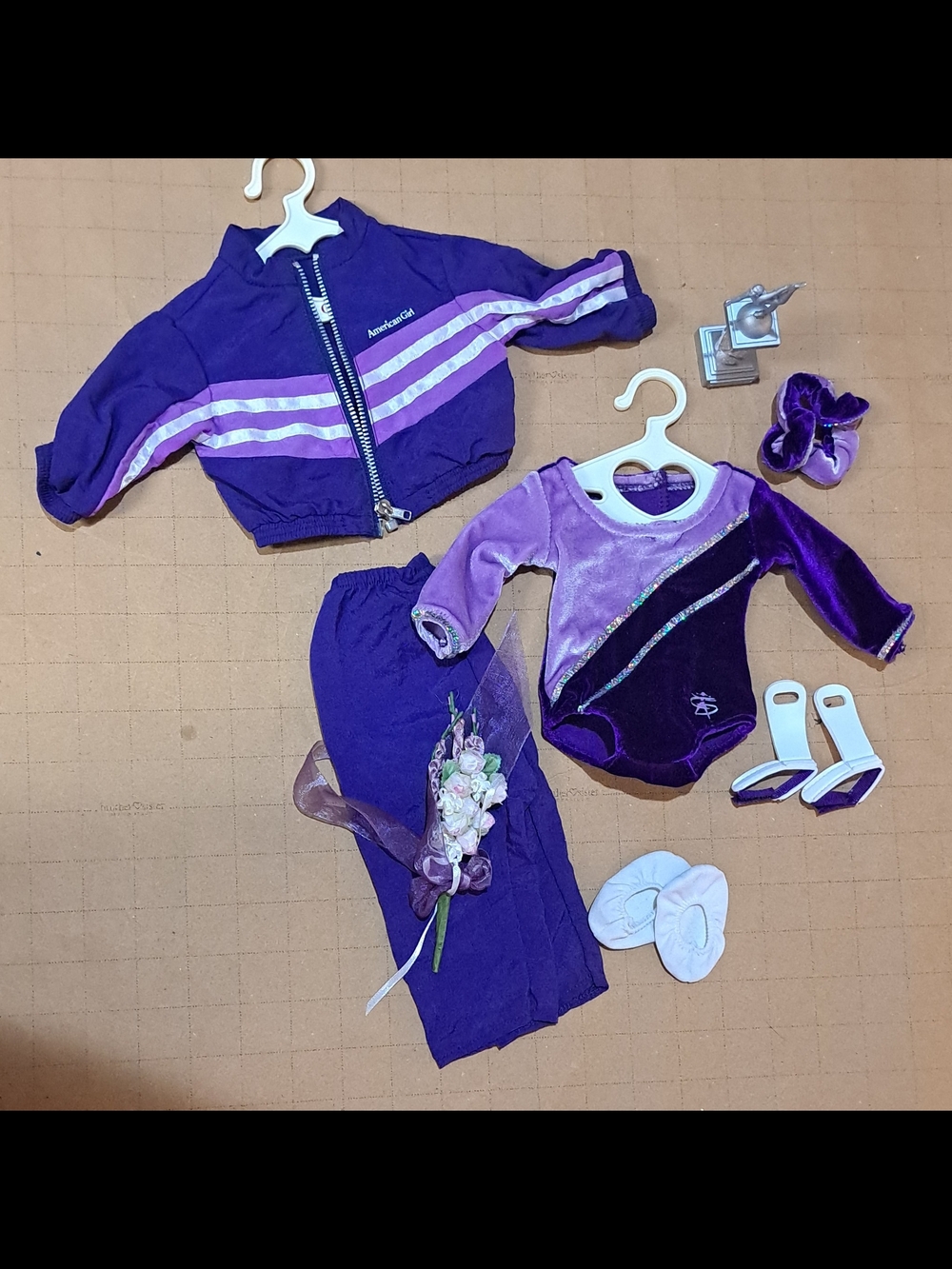 Vintage American Girl Gymnastics Outfit Set w/accessories